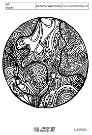 Zenteangle boyama sayfaları
